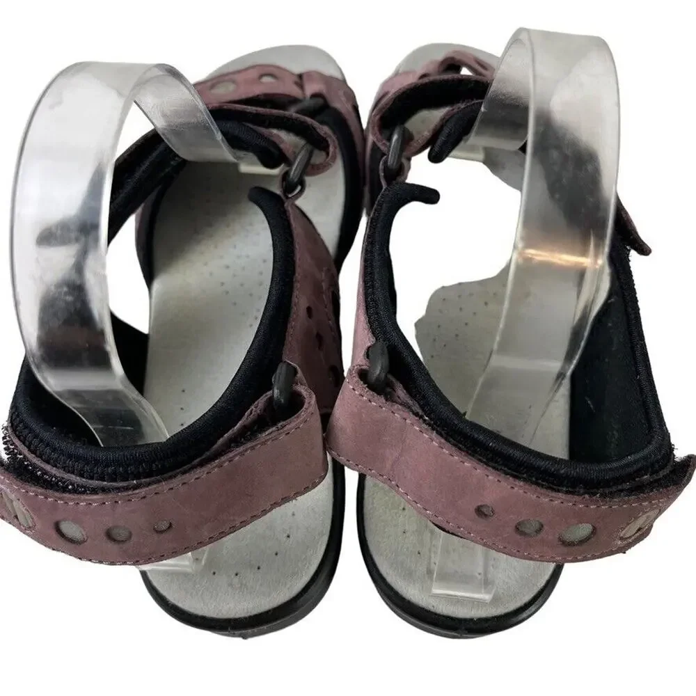 Hotter Comfort Concept Purple Strappy Sporty Casual Sandals Shoes sz 8